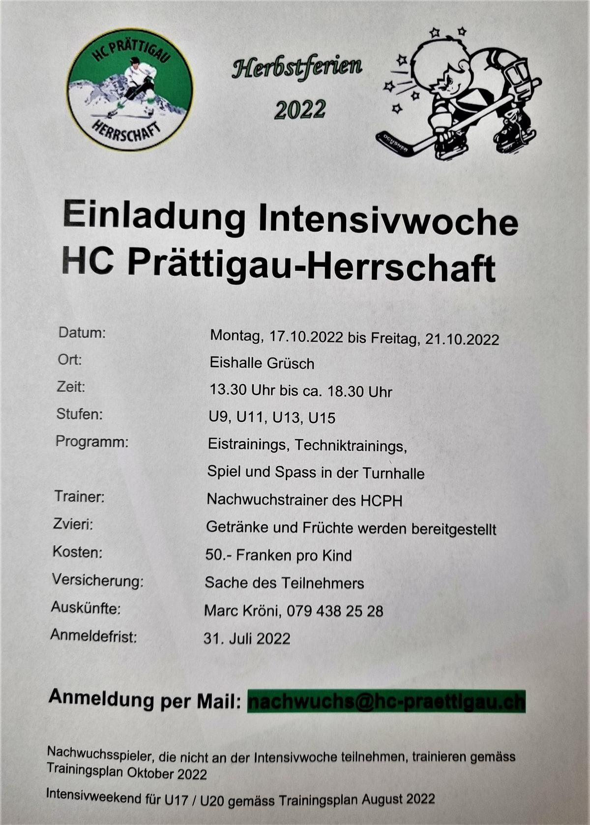HCPH Intensivwoche 2022