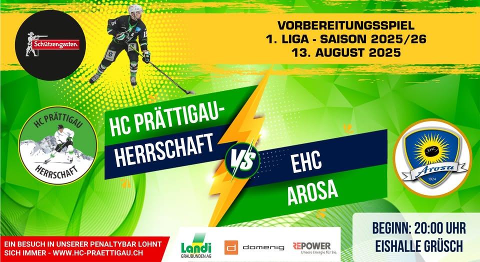 HCPH empfängt den EHC Arosa