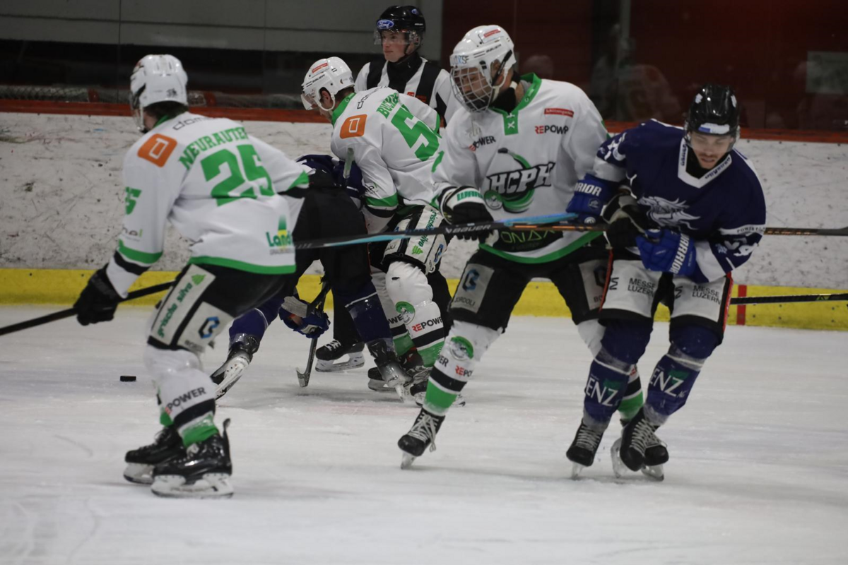 HCPH gewinnt in Luzern mit 1:4 Toren.